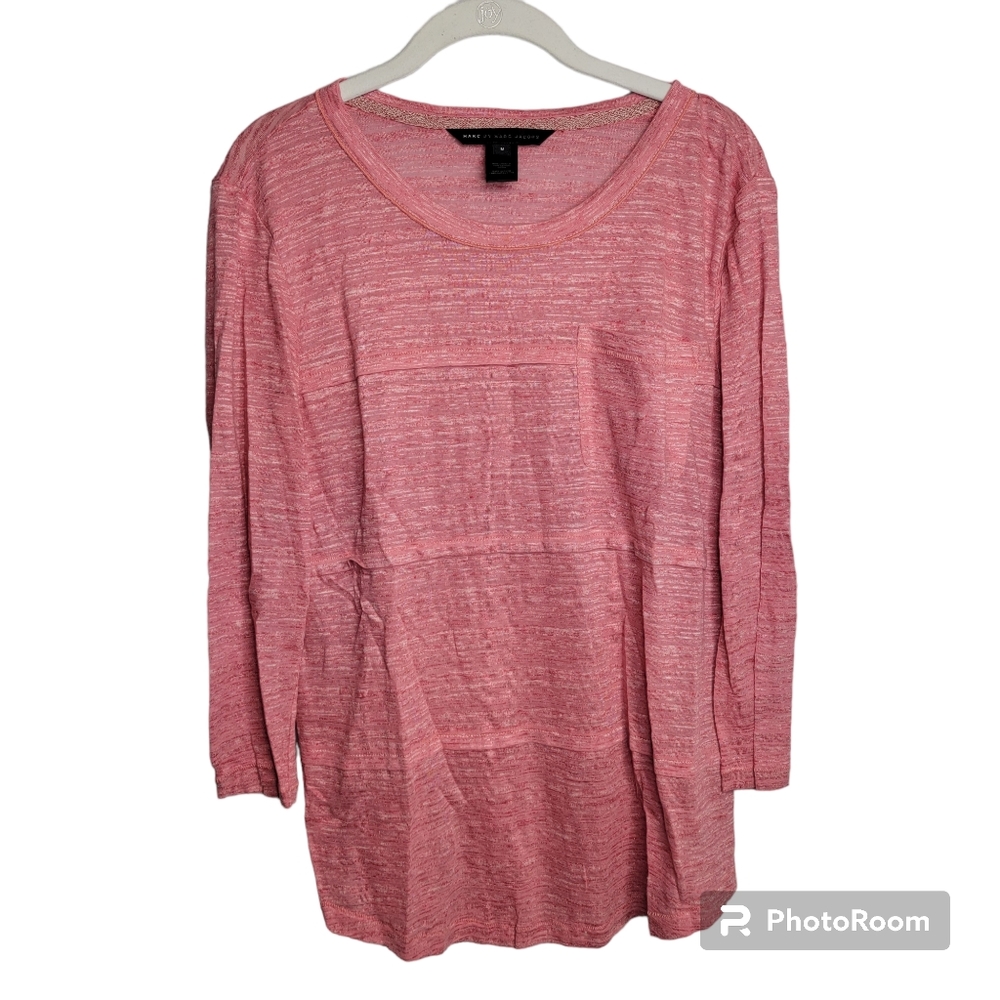 Marc Jacobs M Heathered Pink Blouse